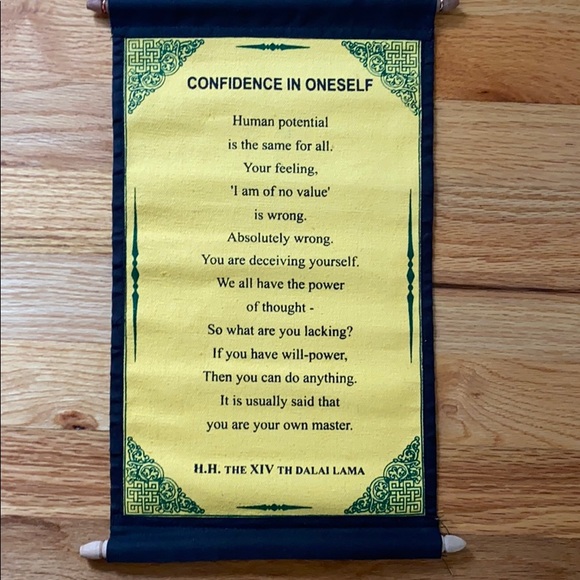 Dalai Lama Scroll - Picture 2 of 2